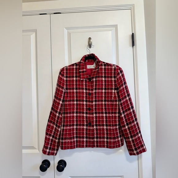 Liz Claiborne Red Blazer - Picture 2 of 8